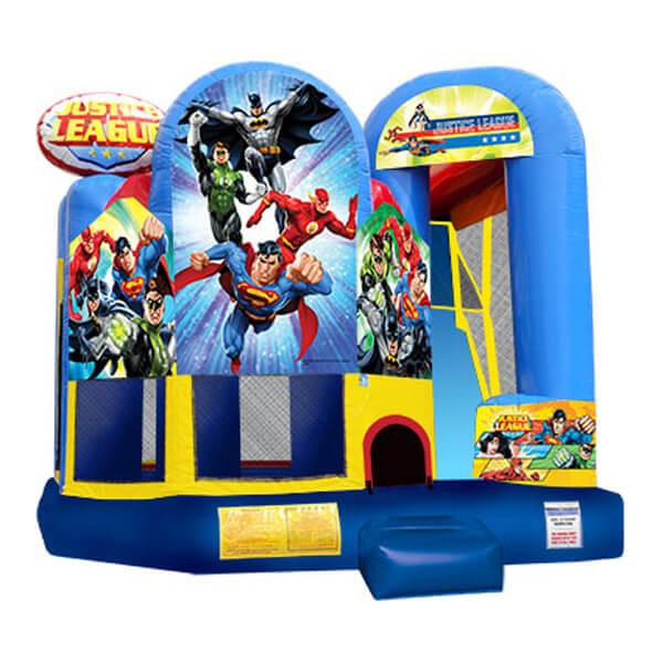 Justice League Bounce Combo | Inflatable for Rent | Rent-All located in Storm Lake
